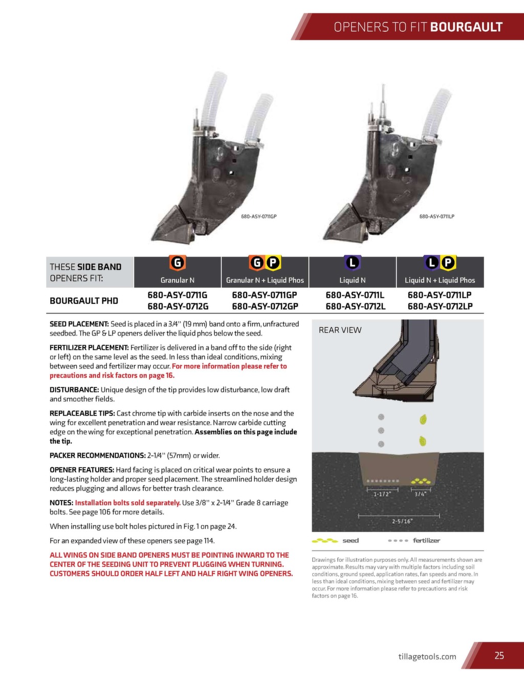 2020 Product Catalogue Bourgault Tillage Tools