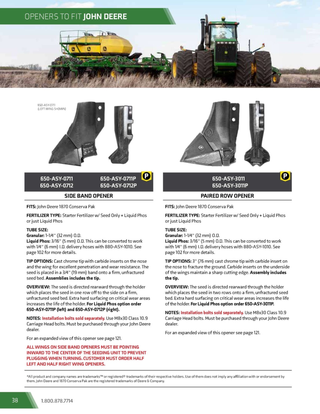 2020 Product Catalogue Bourgault Tillage Tools
